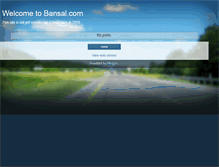 Tablet Screenshot of bansal.com